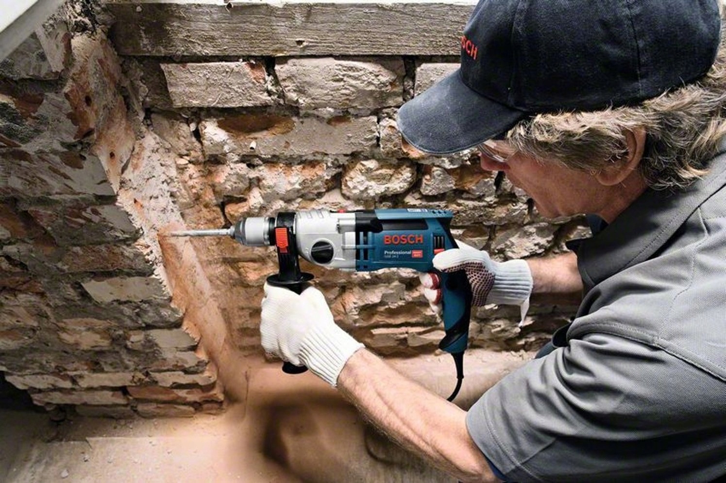 BOSCH Professional Wiertarka Udarowa GSB 24-2 1100W 40Nm z Akcesoriami — miniatura 4