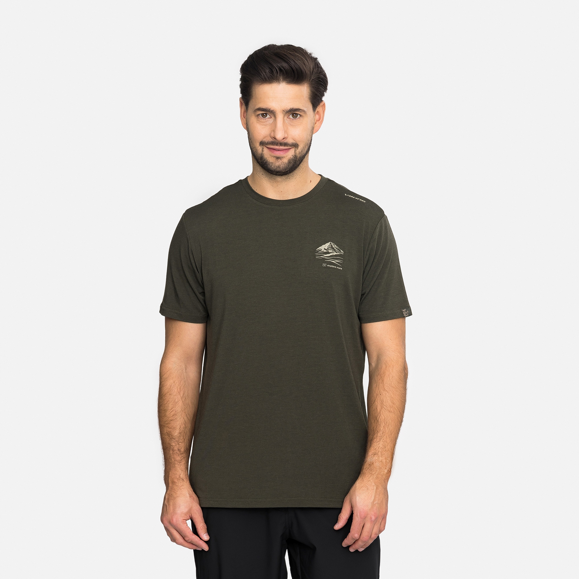 Pánské tričko Viking Lenta Bamboo Light Man zelené velikost XL