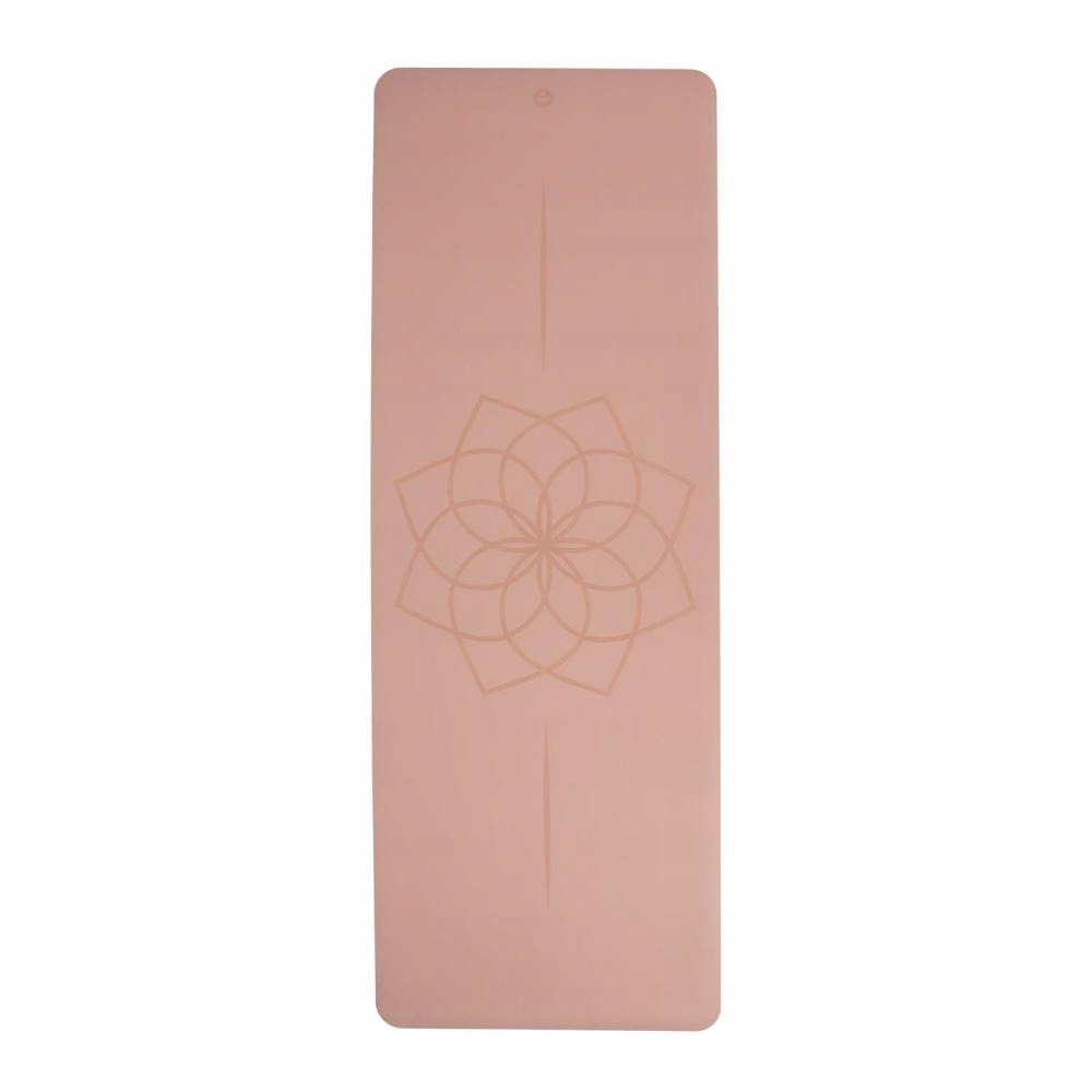 Gumová podložka na jógu Bodhi Phoenix Lotus 4 mm růžová