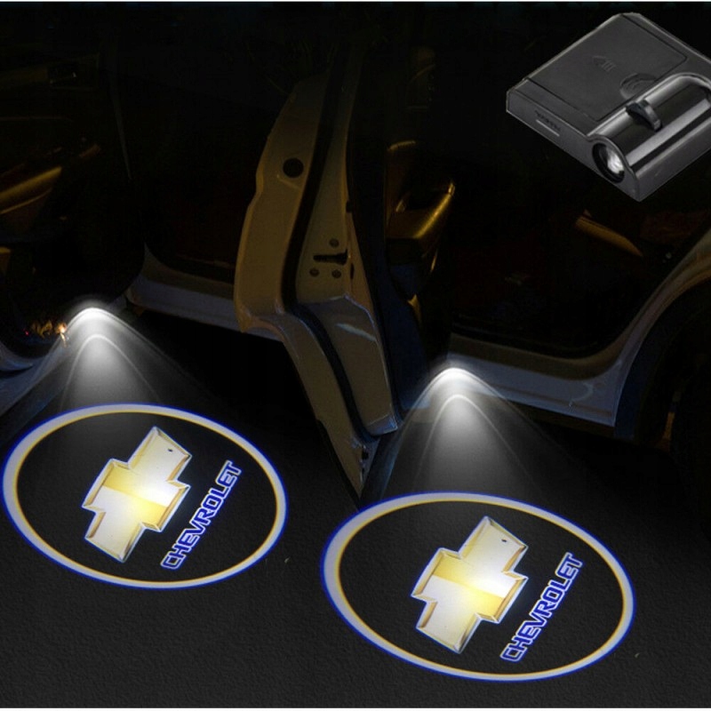 LED LOGO PROJEKTOR HD 3D WSZYSTKIE CHEVROLET 2szt Numer katalogowy producenta CHEVROLET