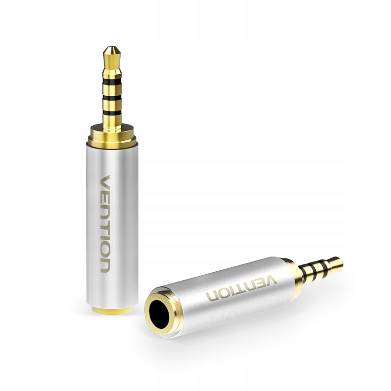 Adapter Audio Mini Jack 3.5 4pin - Micro Jack 2.5 Mikrofon + Słuchawki