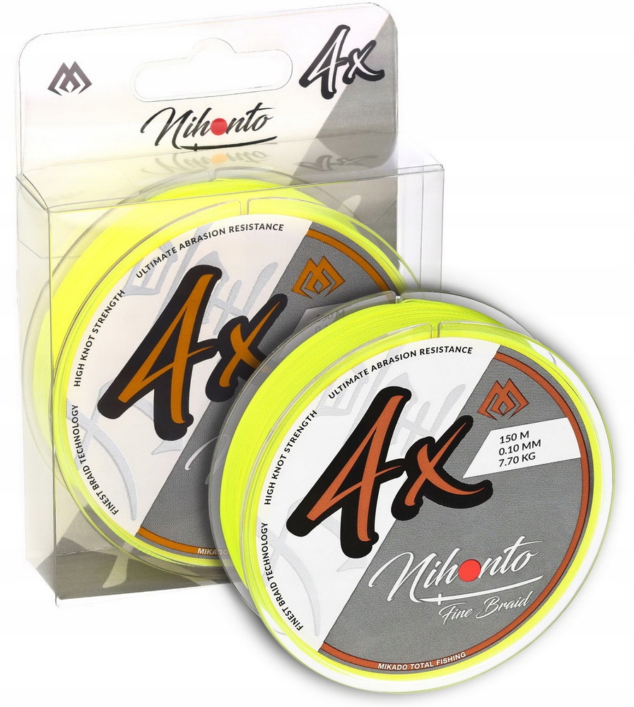 Plecionka Mikado Nihonto Fine Braid 0,14mm-150m Yellow