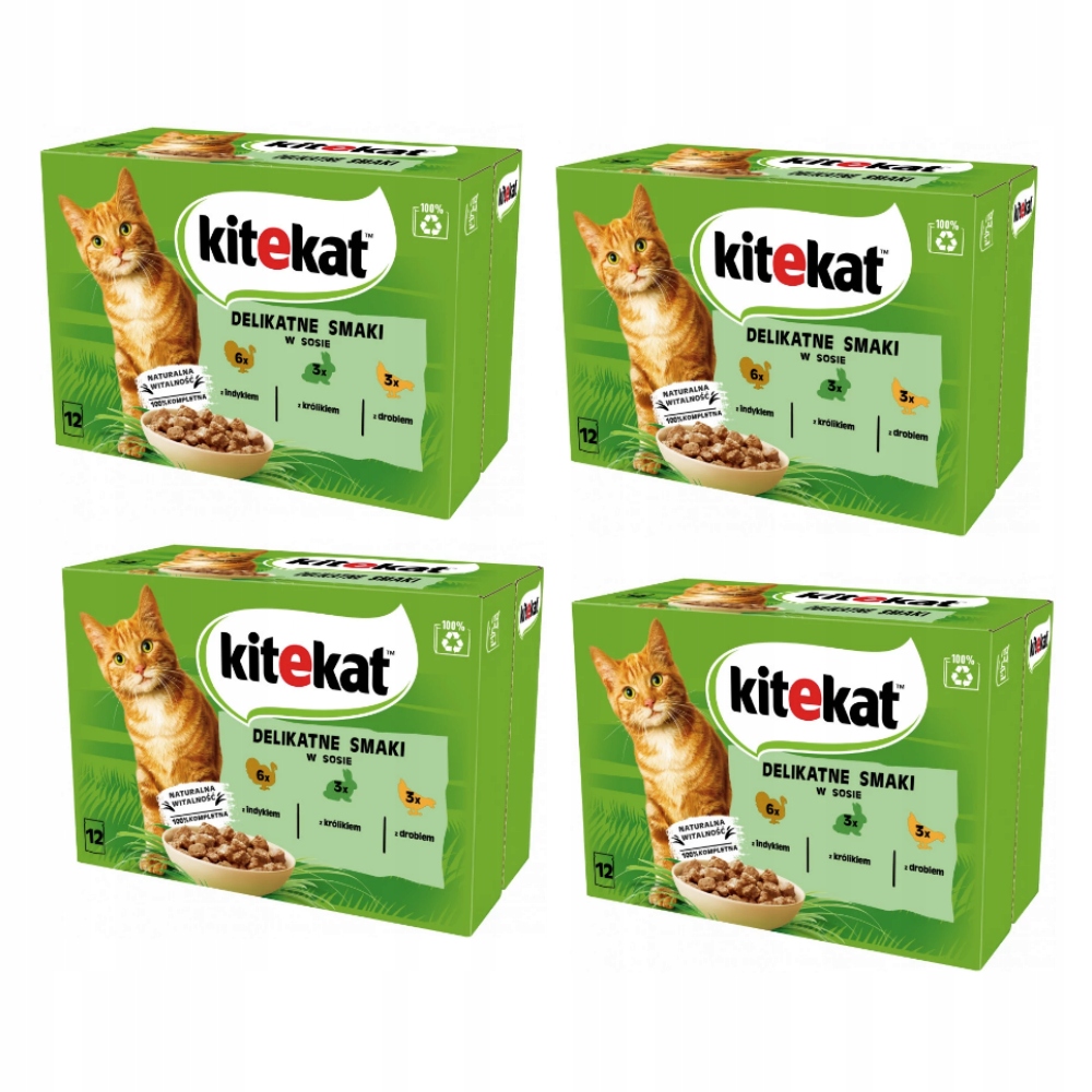 Kitekat Delikatne Smaki 48x85g