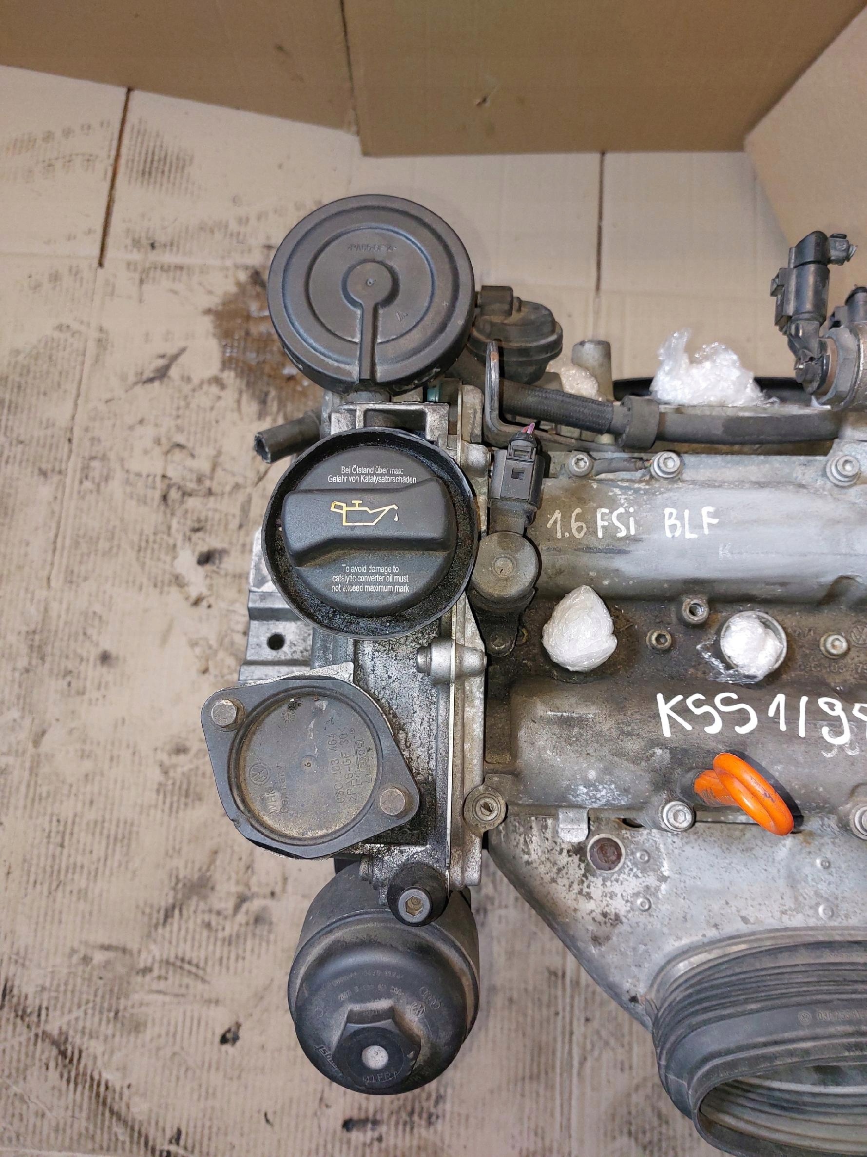 engine pillar unprotected AUDI A3 8P 1.6FSI 85KW BLF
