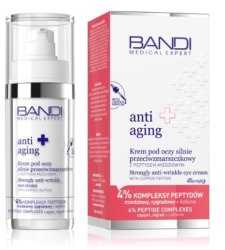 Bandi Silně protivráskový krém pod oči s měděným peptidem 30 ml