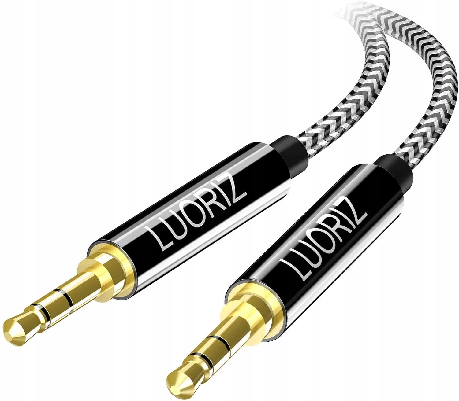 

Kabel Audio Aux 3,5 MM Jack-jack 2,4M Nylonowy