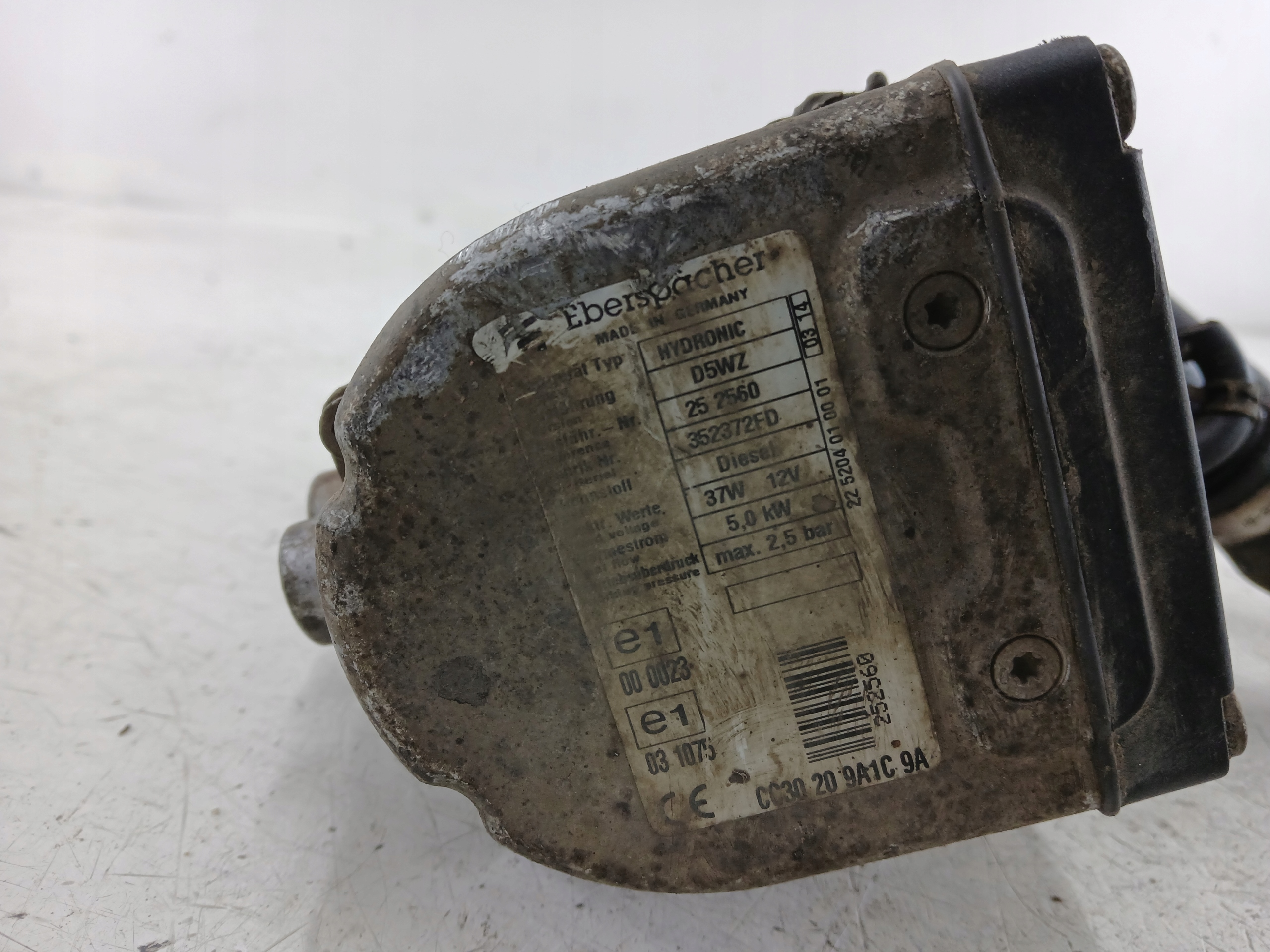 MAZDA 5 a CR WEBASTO webasto CC30209A1 HYDRONIC 5 KW