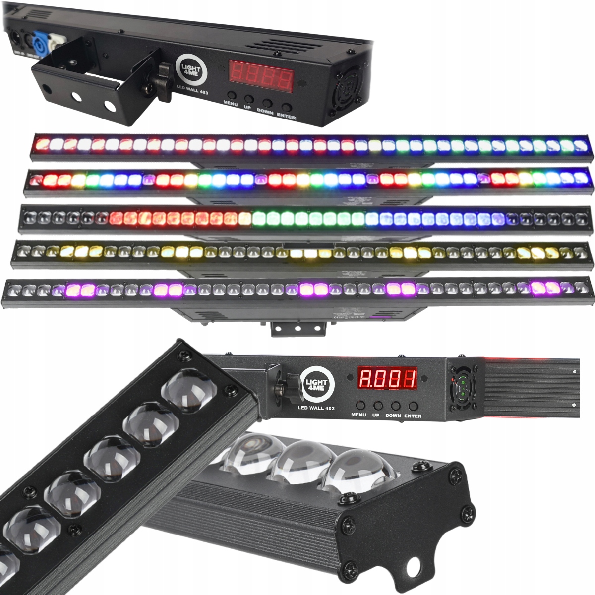 Light4Me Led Wall 403 listwa oświetleniowa LED BAR DMX RGB 40x3W SMD 3535