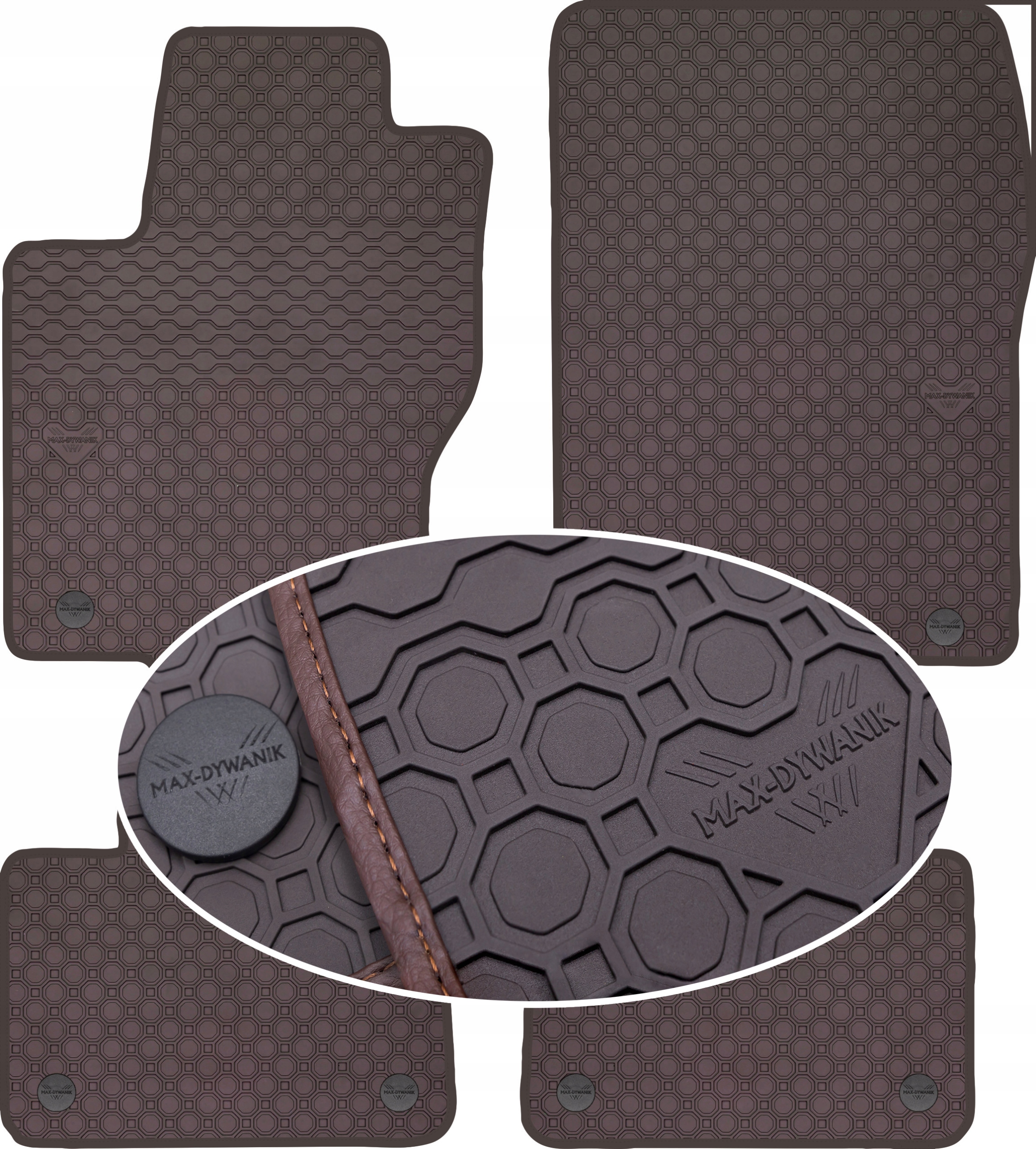 Mercedes ML W166 2011-2015 Коврики резиновые