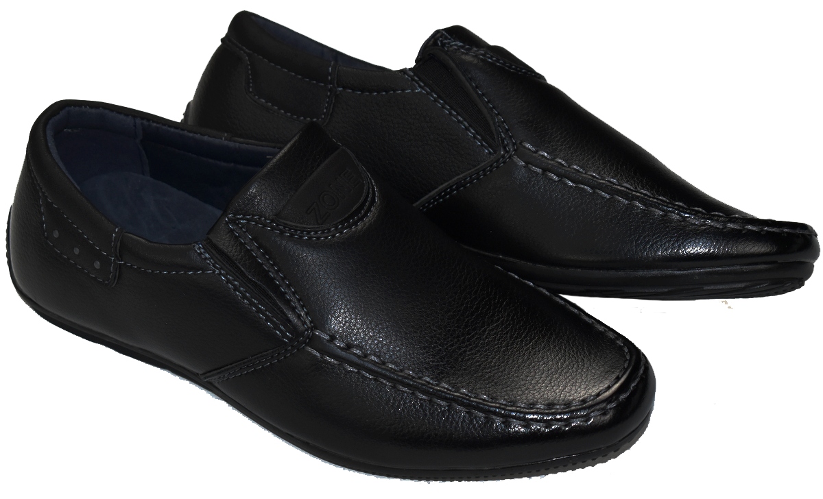 Fashion Czarne Mokasyny Wizytowe ZONE 21 cm - 33 Rozmiar (new) 33