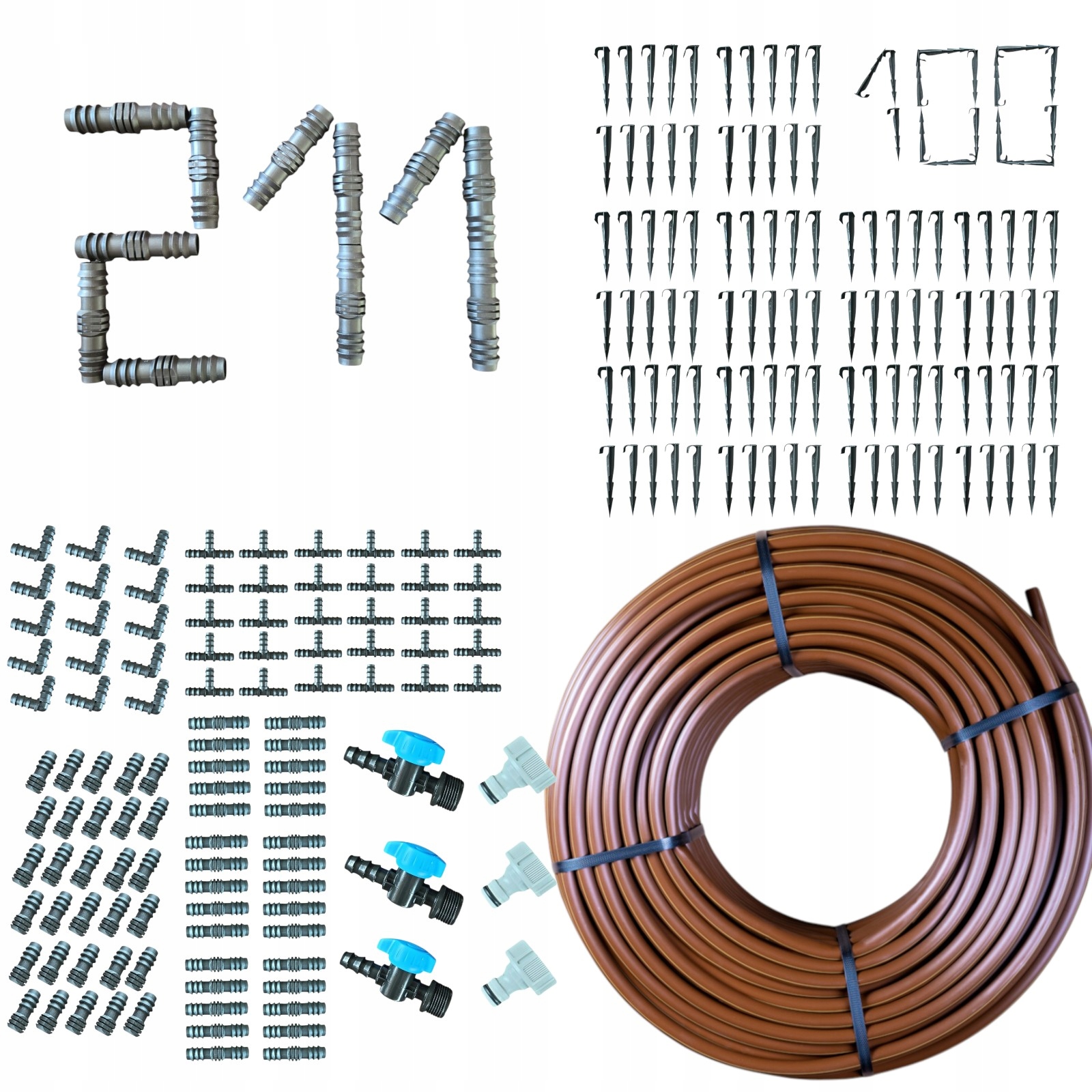 Zestaw Premium Linia Kroplująca Rain Bird Pcd kompensacja ciśnienia 211el