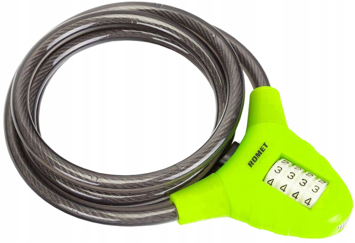 ZAPIĘCIE ROWEROWE SPIRALNE ROMET NA SZYFR 1x150 CM