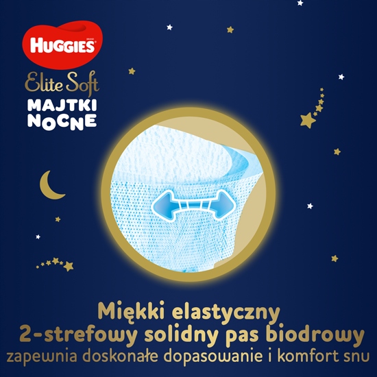 HUGGIES Elite Soft Night Pants 6 (15-25kg) 2x16szt Rozmiar Rozmiar 6