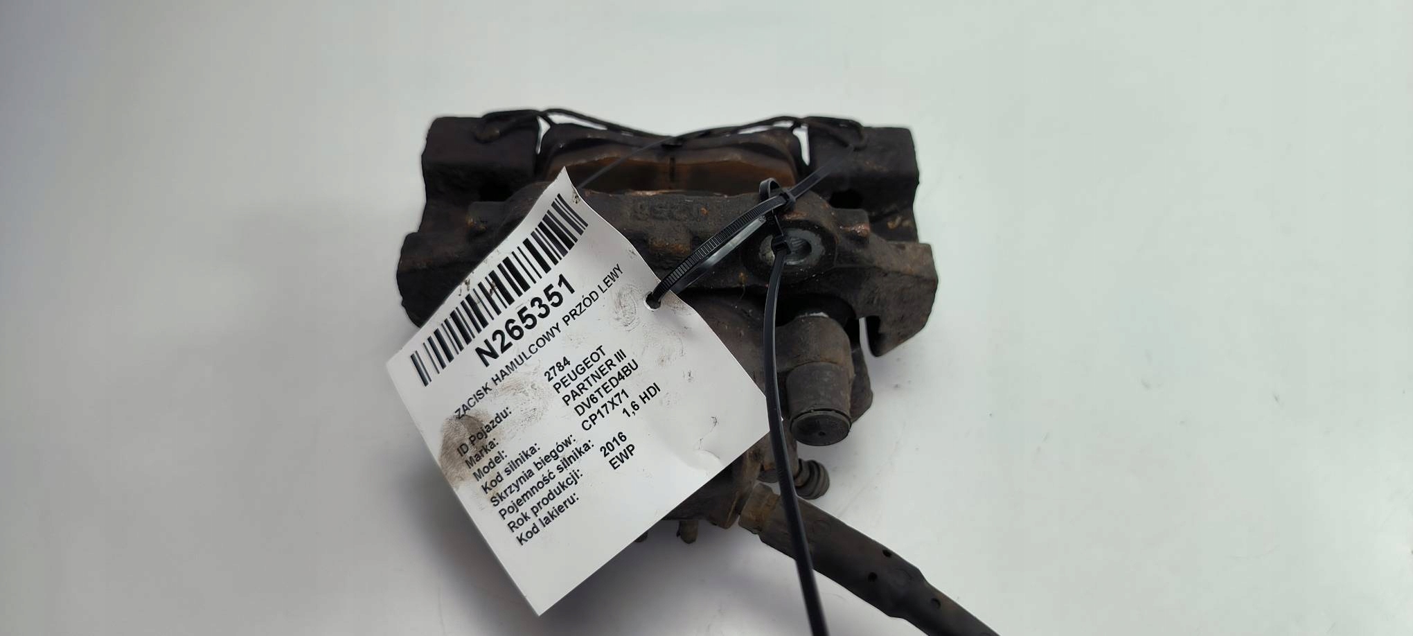caliper brake front left 1.6 HDI PEUGEOT PARTNER II