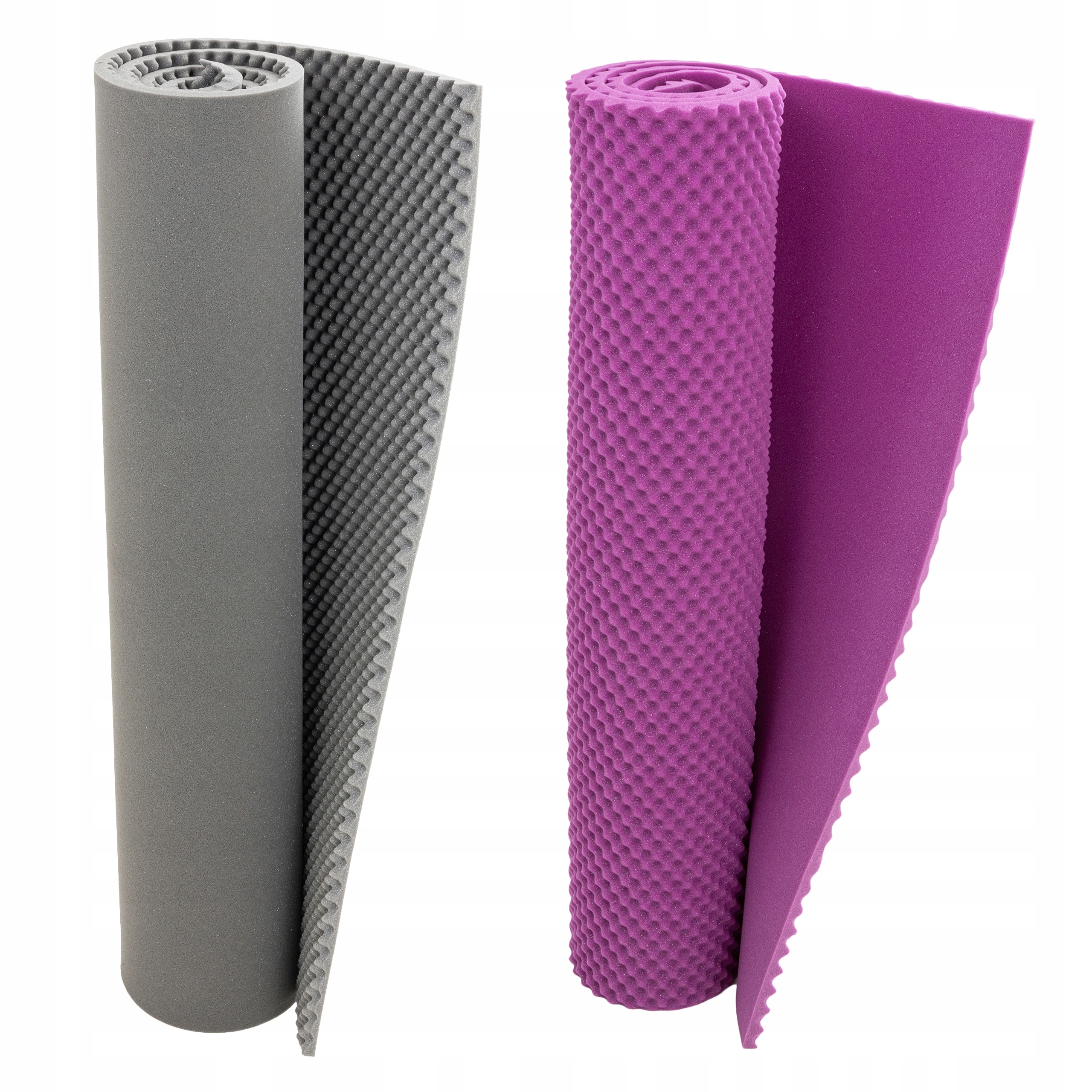 Univerzální houbičky na zeď Fala fialová šedá do místností