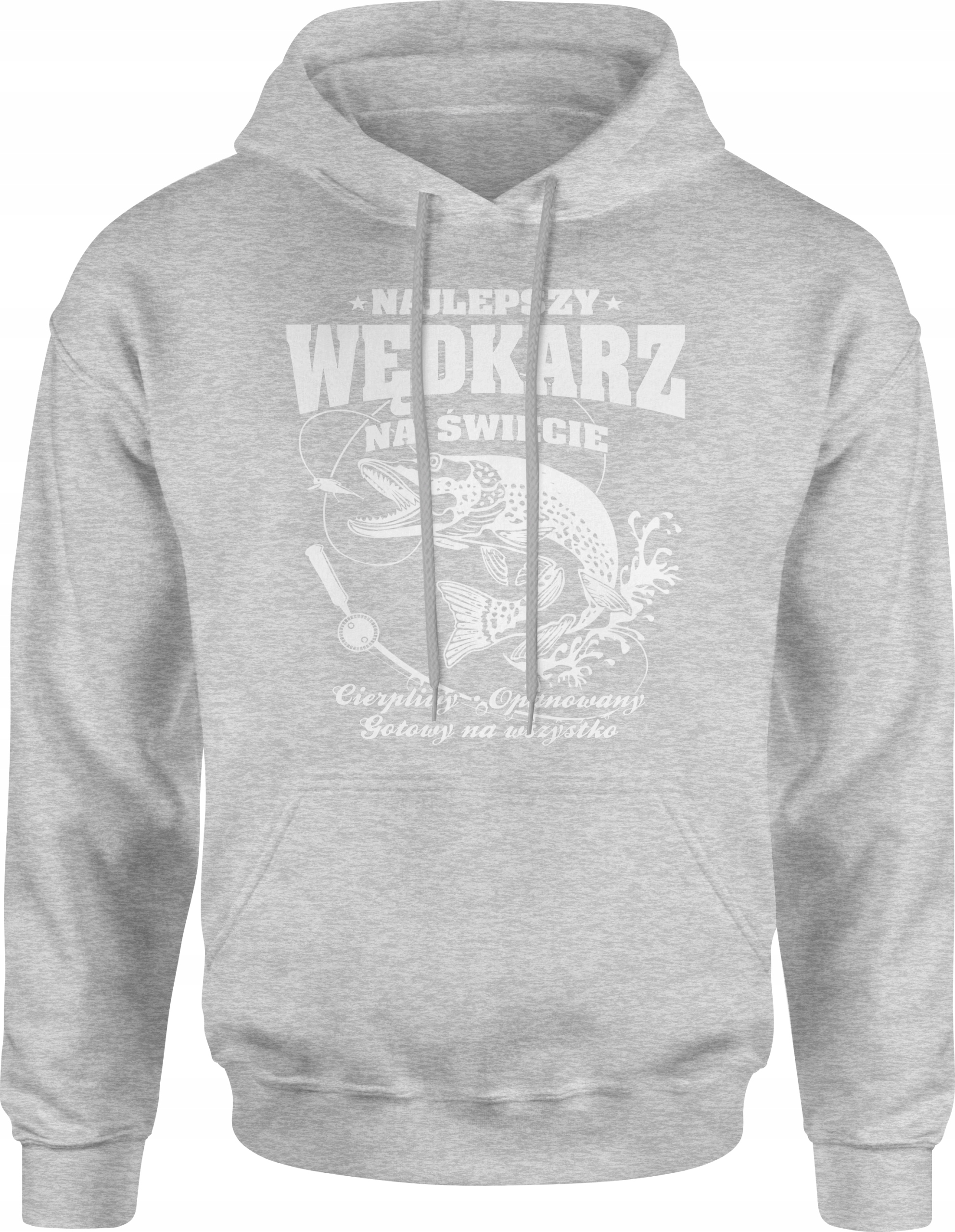 

Męska Bluza Z Kapturem Prezent Dla Wędkarza Rozm L
