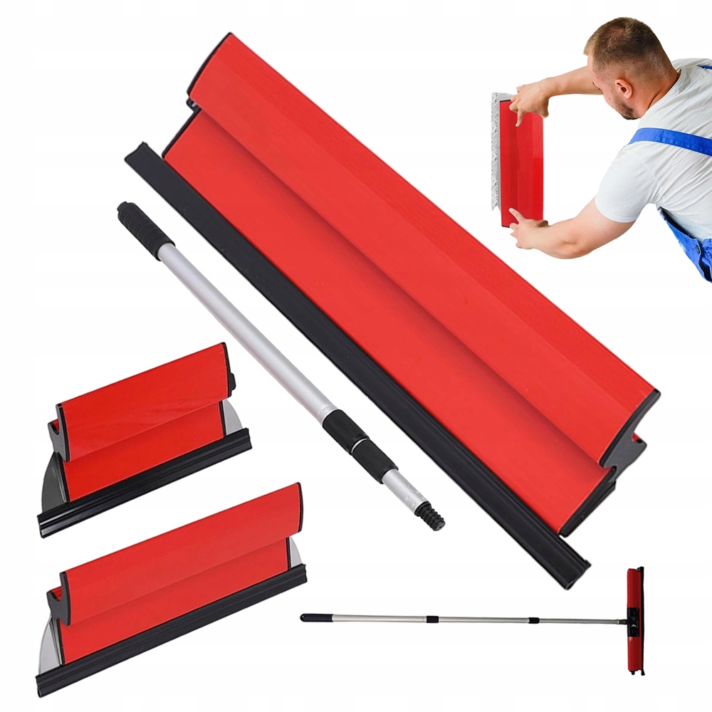 Špachtle Na Omítku Nůž Na Hladítko Nerezová Paca 20/40/60 CM Teleová Hůl