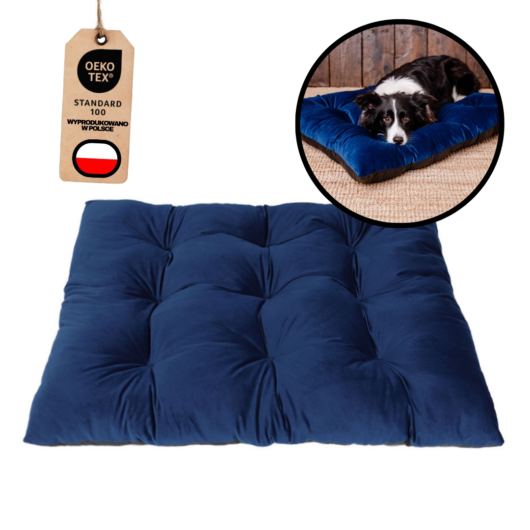 Levně Pelíšek Polštář Modré Vel 100 x 70 cm pro psa Mimiko.