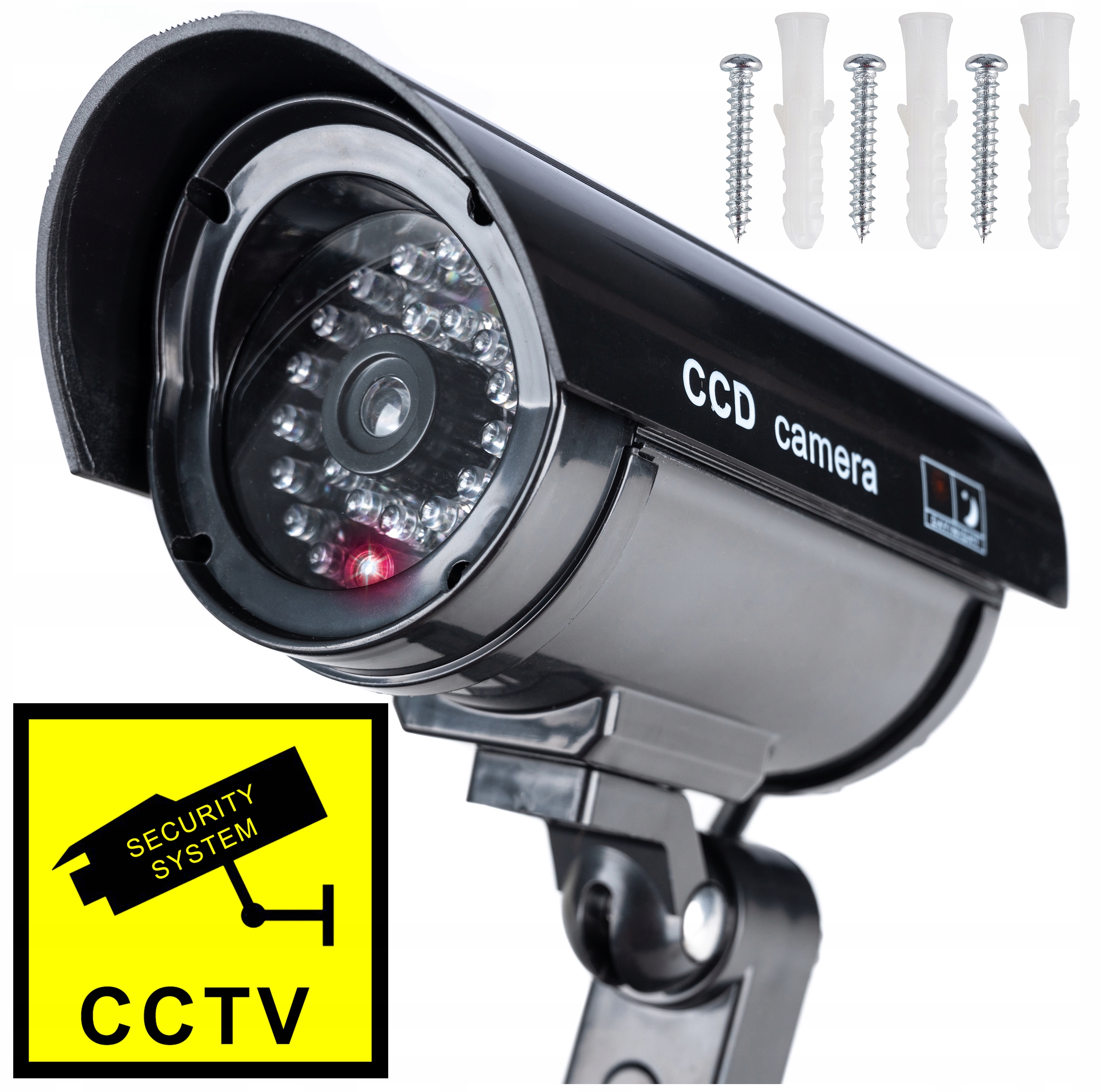ATRAPA KAMERY PRZEMYSŁOWEJ IR DIODA LED CCTV EAN (GTIN) 5904100203888