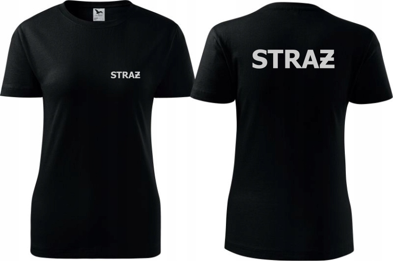 

Policja Straż Odblaskowe T-shirt Damski Koszulki