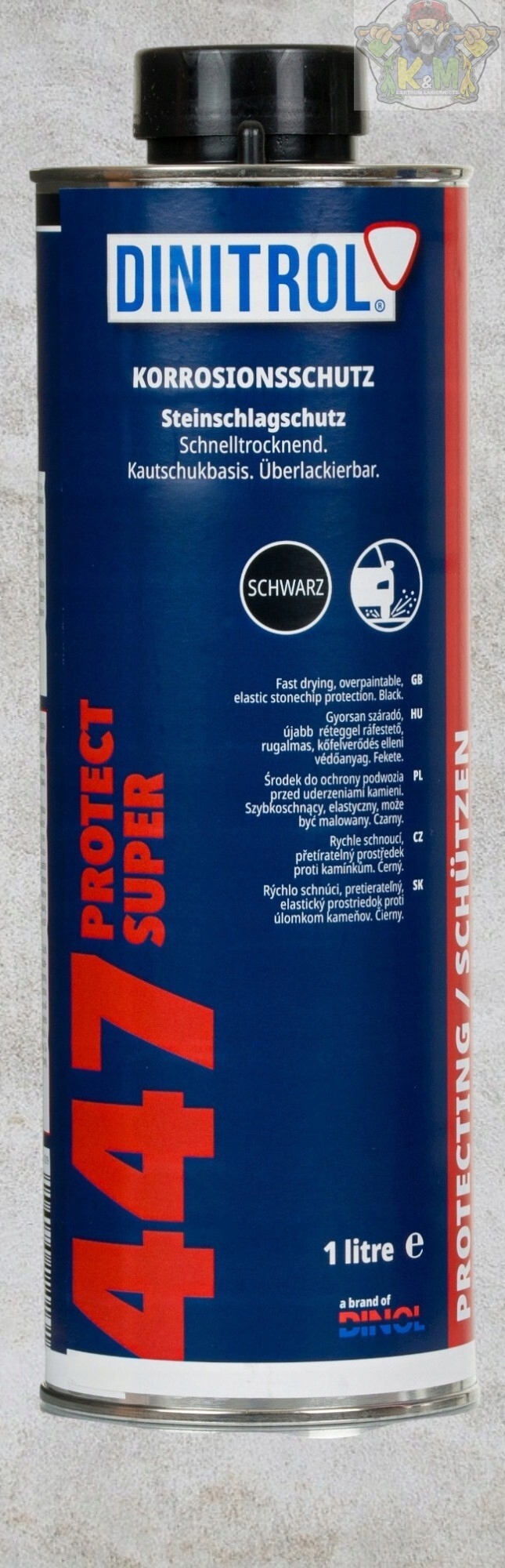 Powłoka ochronna Dinitrol 447 Korrosionsschutz czarna 1 l