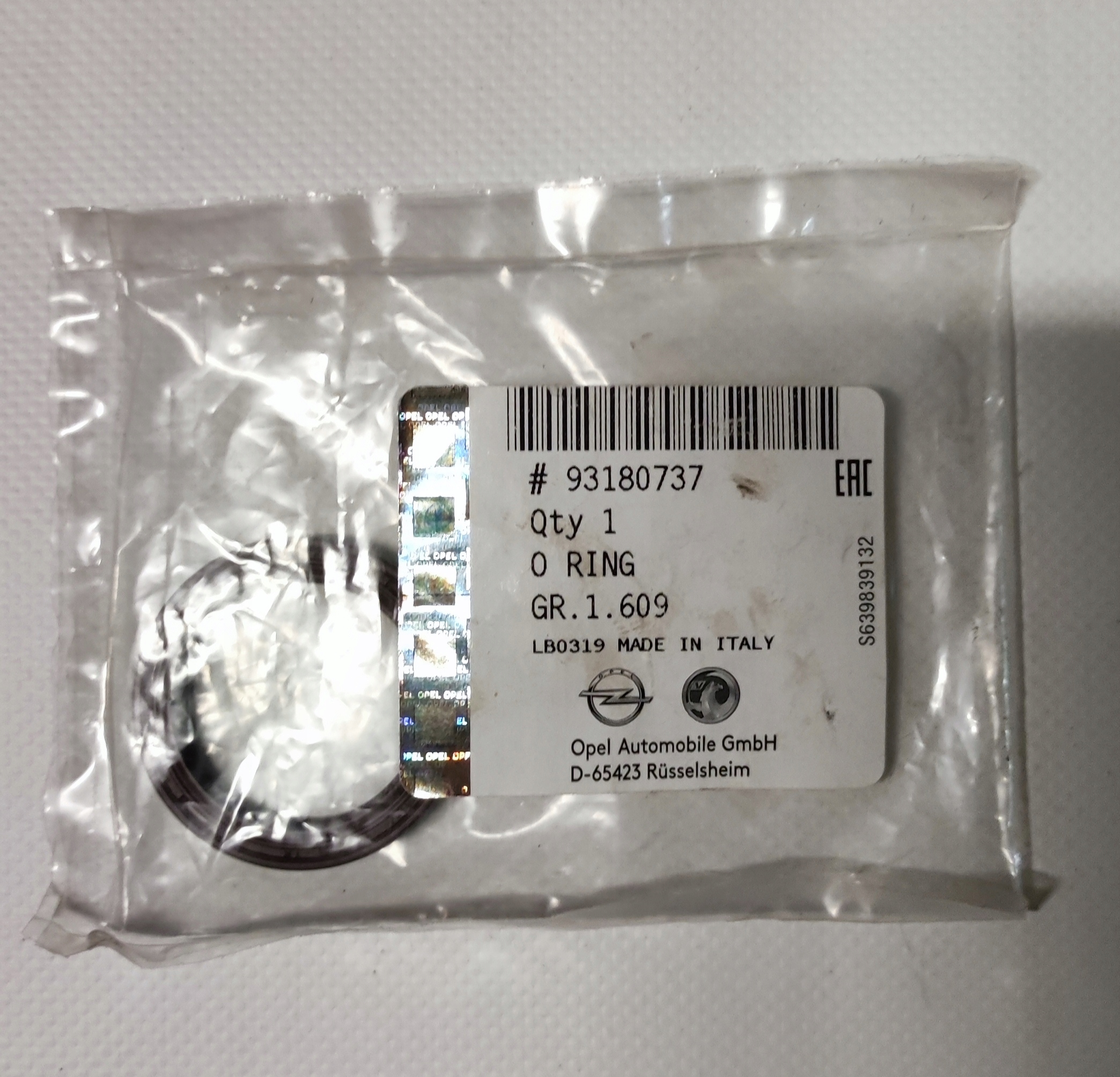 Uszczelniacz wału korbowego 93180737