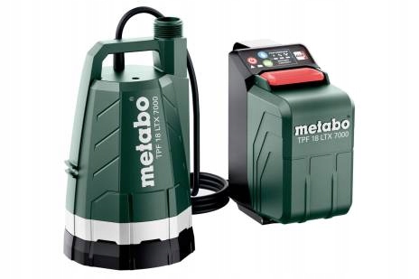 Ponorná Pumpa Aku Tpf 18 Ltx 7000 Metabo 601748850