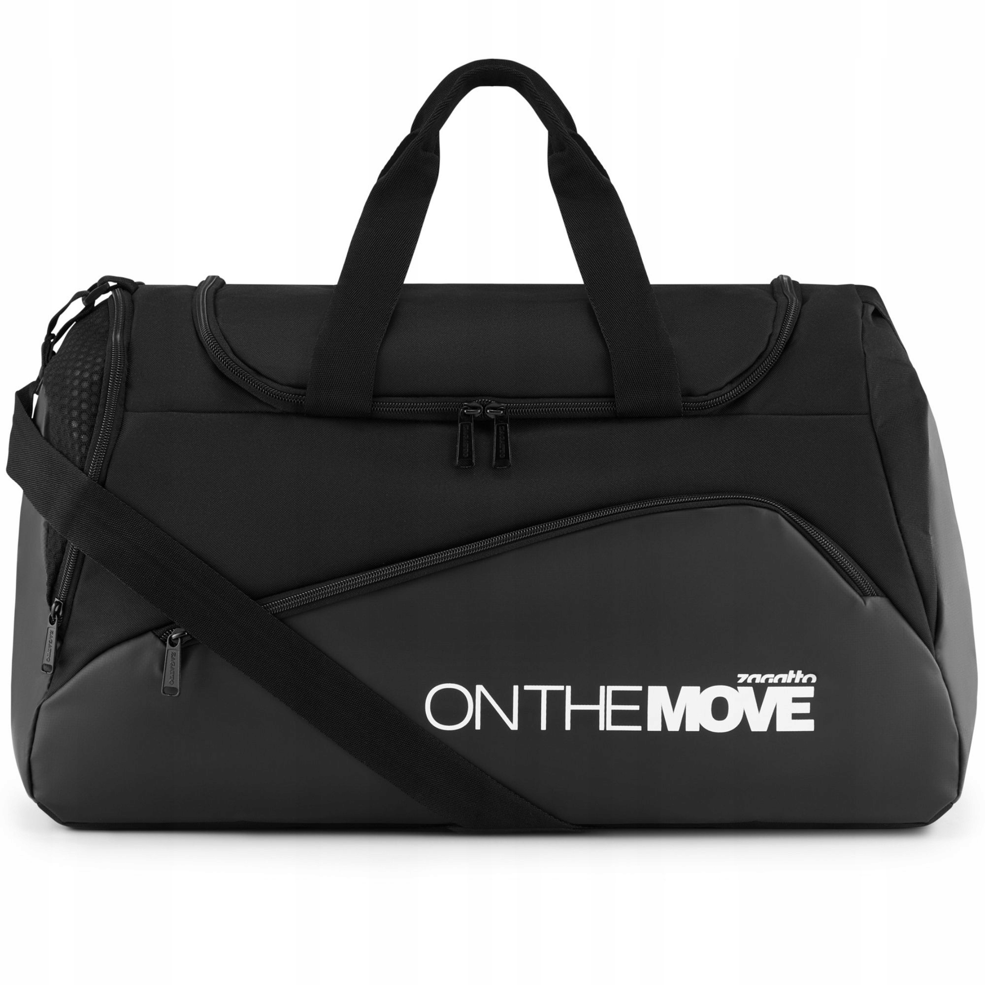 Torba sportowa duża turystyczna męska na ramie czarna 39L Zagatto