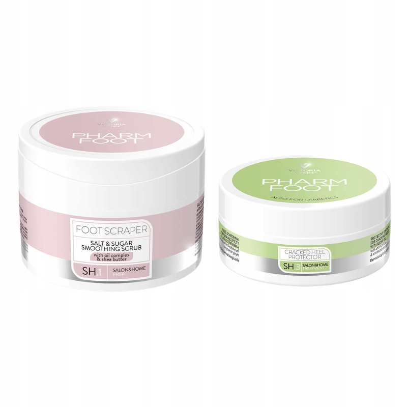 Sada Pharm Foot Hladké nohy Vyhlazující peeling Ochranná mast