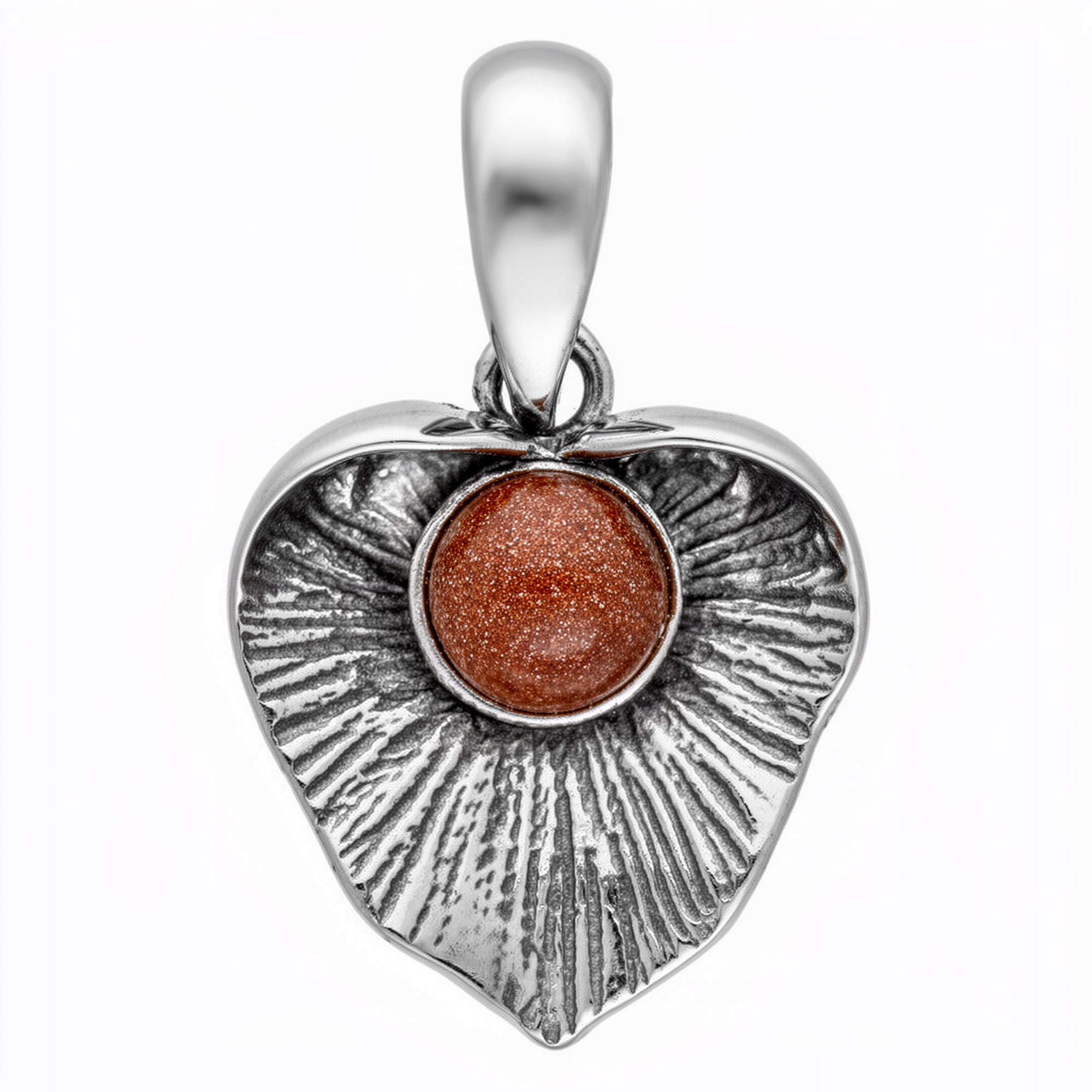 Stříbrný Oxidovaný Přívěsek S Pískem Pouště, Dámský Přívěsek