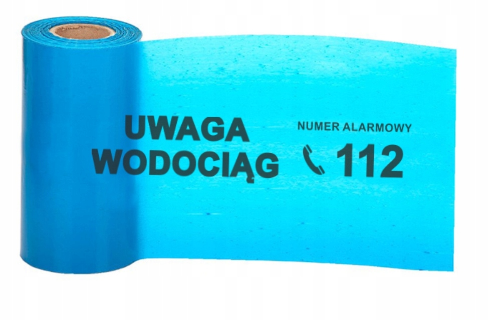 

Taśma ostrzegawcza Wodociąg lokalizacyjna 100 Mb