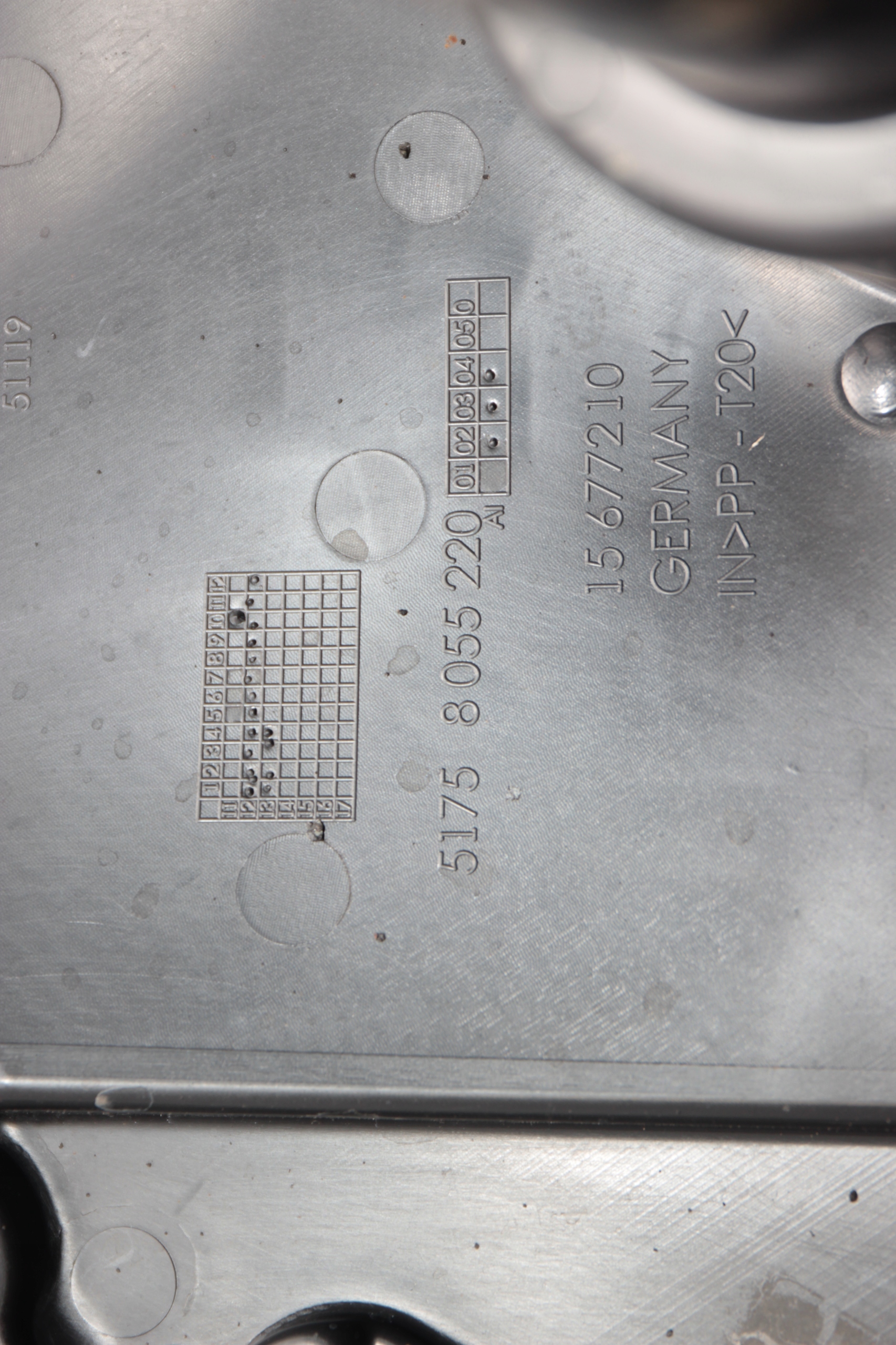 BMW F20 cover chassis right rear part m-packet 8055220