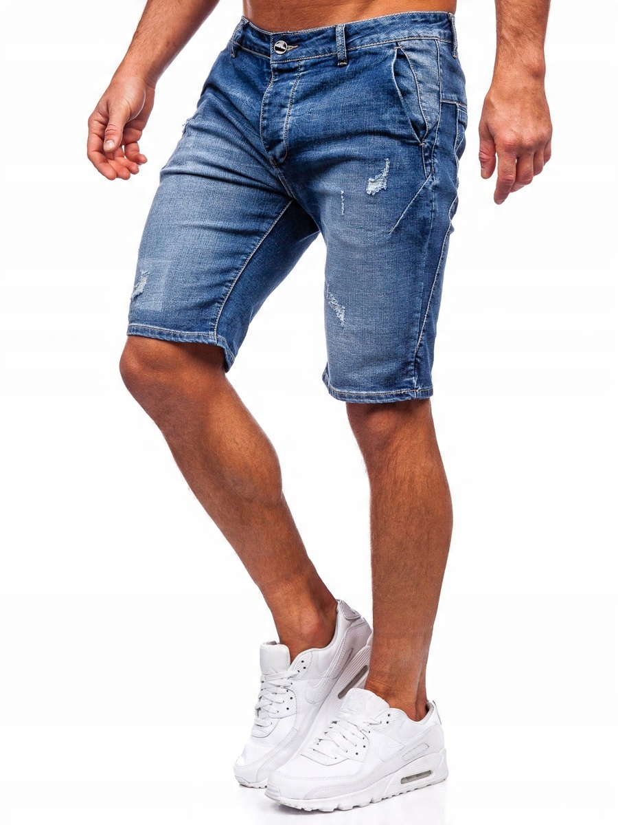 

Spodenki Jeansowe Niebieskie MP0042B DENLEY_33/L