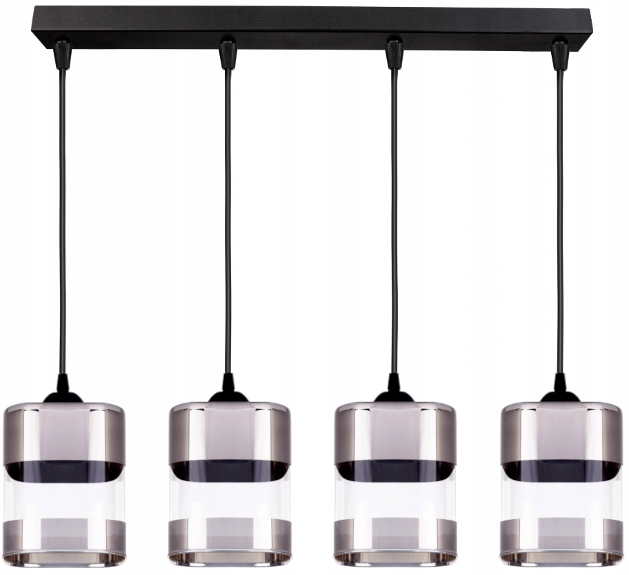 

Szklana Lampa Wisząca Sufitowa Żyrandol Plafon Led