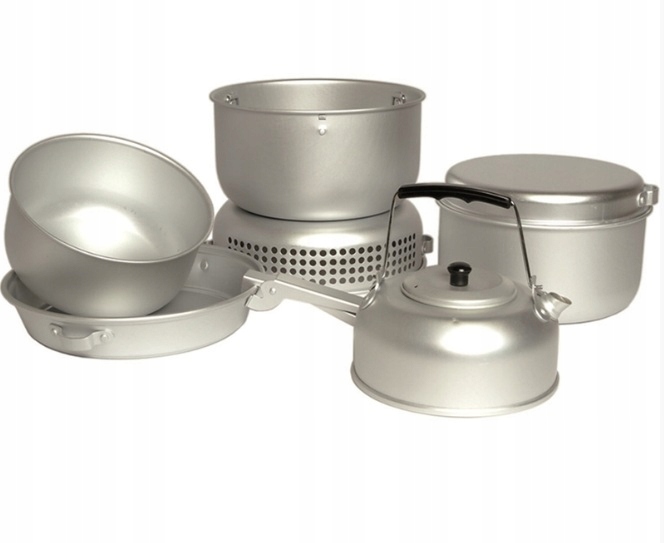 Mil-Tec Zestaw do Gotowania 9 Częściowy z Palnikiem