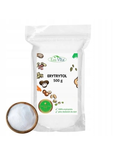 Levně 3x Erythritol 500 g Přírodní sladidlo Náhrada Cukru EOOVita 0 Kalorií 500 g