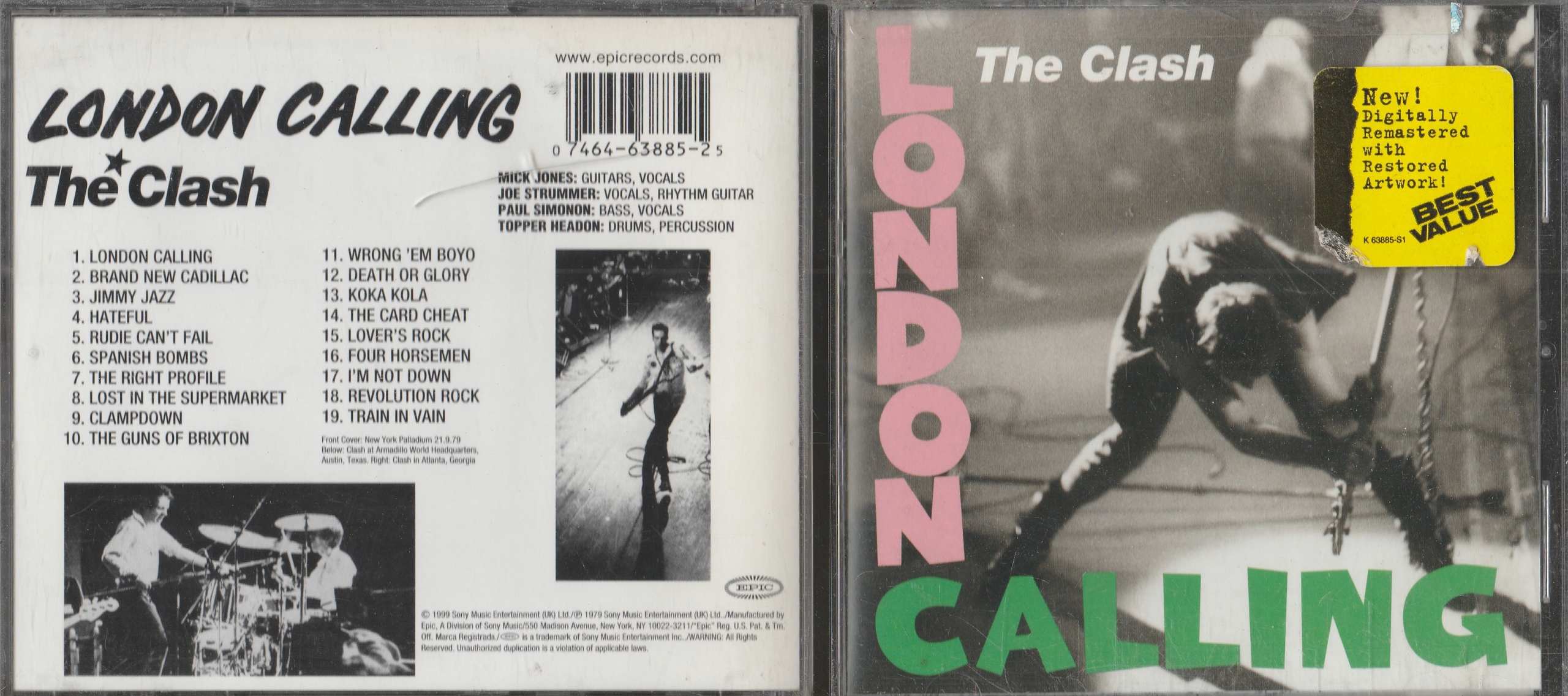 洋楽 LONDON CALLING (12\"posterbag)/THE CLASH THE CLASH クラッシュ - London Calling / ポスター 【公式