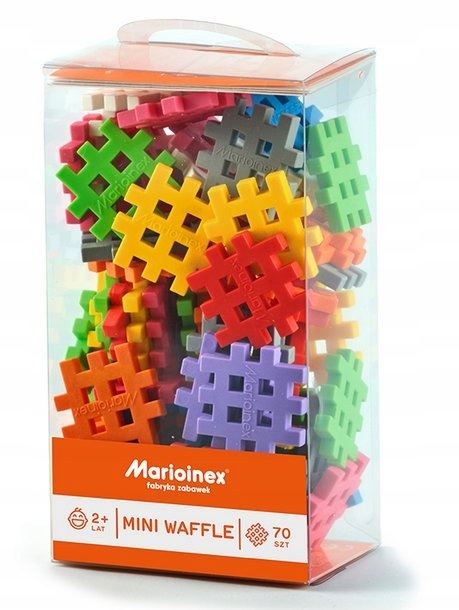 

Oryginalne wafle Klocki mini Waffle 70 pudełko 2+