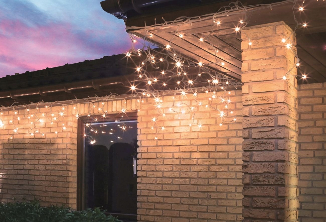 KURTYNA ŚWIETLNA 240 LED FLASH ZEWNĘTRZNA ZIELONY GRUBY KABEL 15M Marka SK-Led