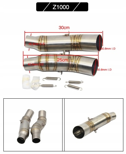 Przejściówka Adapter Wydechu Tłumika Do Kawasaki Z1000 Z1000SX 2010-21
