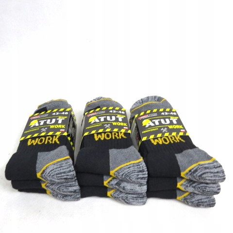9par KRÓTKIE SKARPETY STOPKI FROTA WORK BHP skarpetki bawełniane 43-46 9x Materiał dominujący bawełna