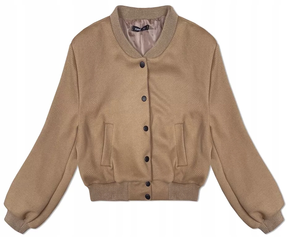 Dámská Bomber Bunda 234003 Béžová Univerzální