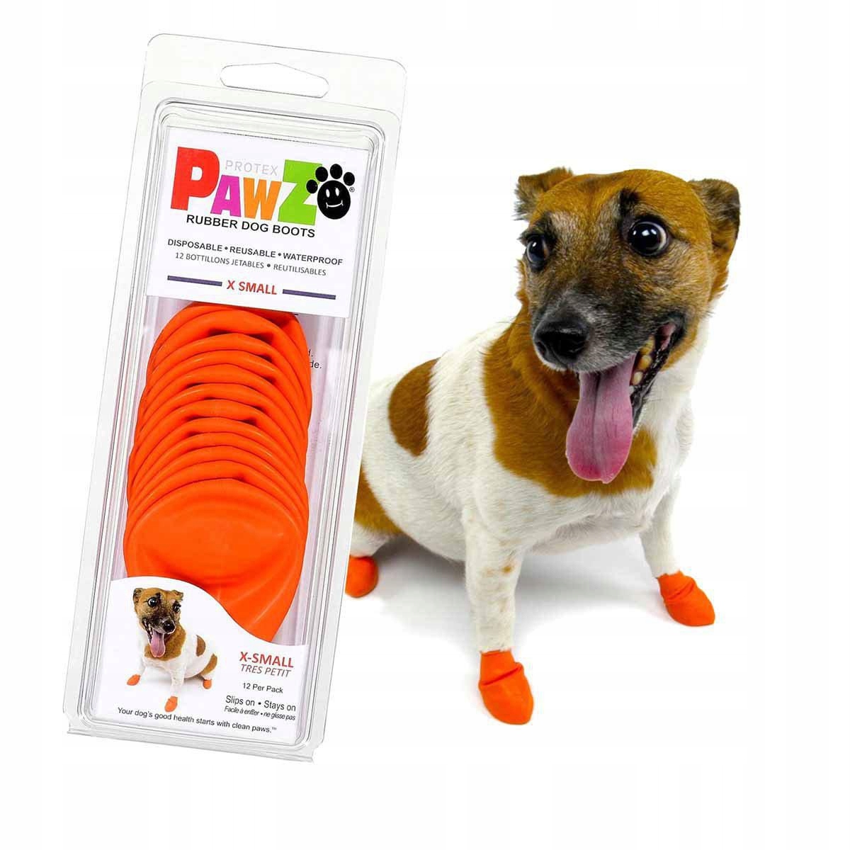 Pawz Boty Pro Psy Xs Oranžové (632.8044)
