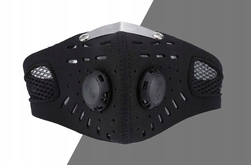 Maska antysmogowa na rower do biegania Model z opaską