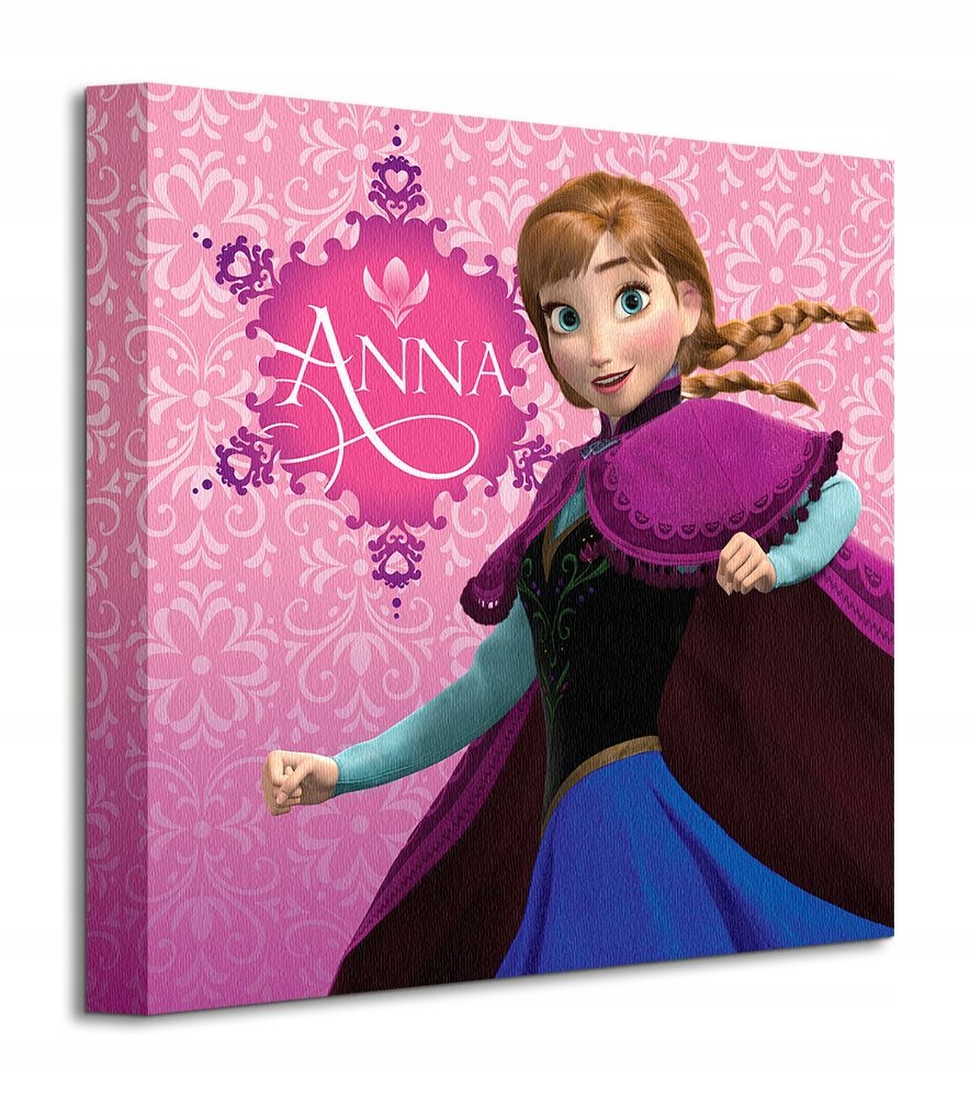 

Disney Kraina Lodu Anna Pink Obraz płótno 30x30 cm