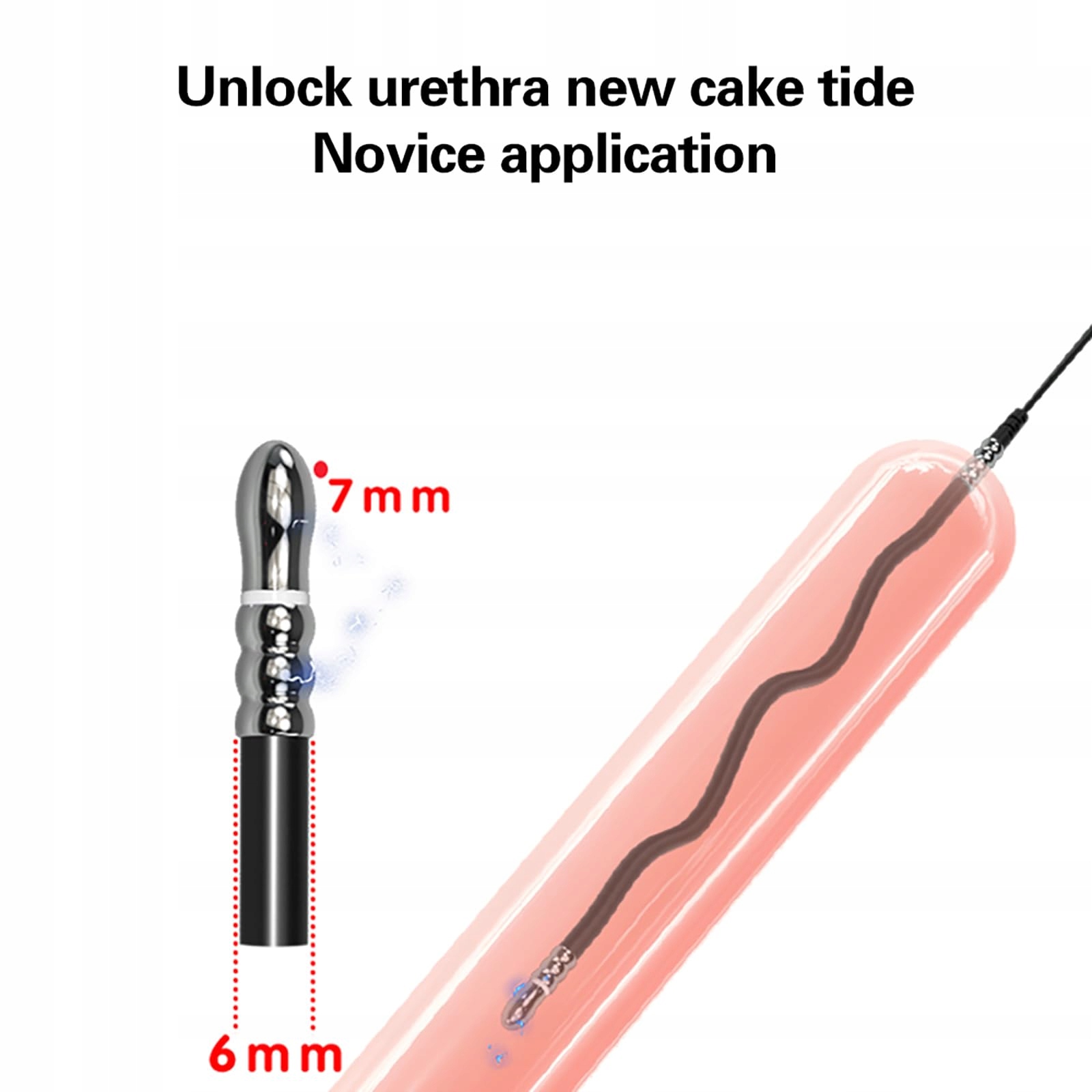 LZYLWC Elektro Stymulacja Mężczyzn Zestaw Dilatorów BDSM Prostata Plug — miniatura 4