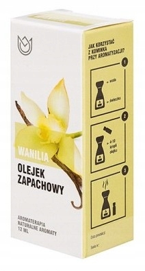 

Naturalne Aromaty Olejek zapachowy wanilia 12ml