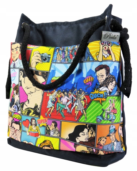 

Torebka damska klasyczna Perla wzory printy Per01