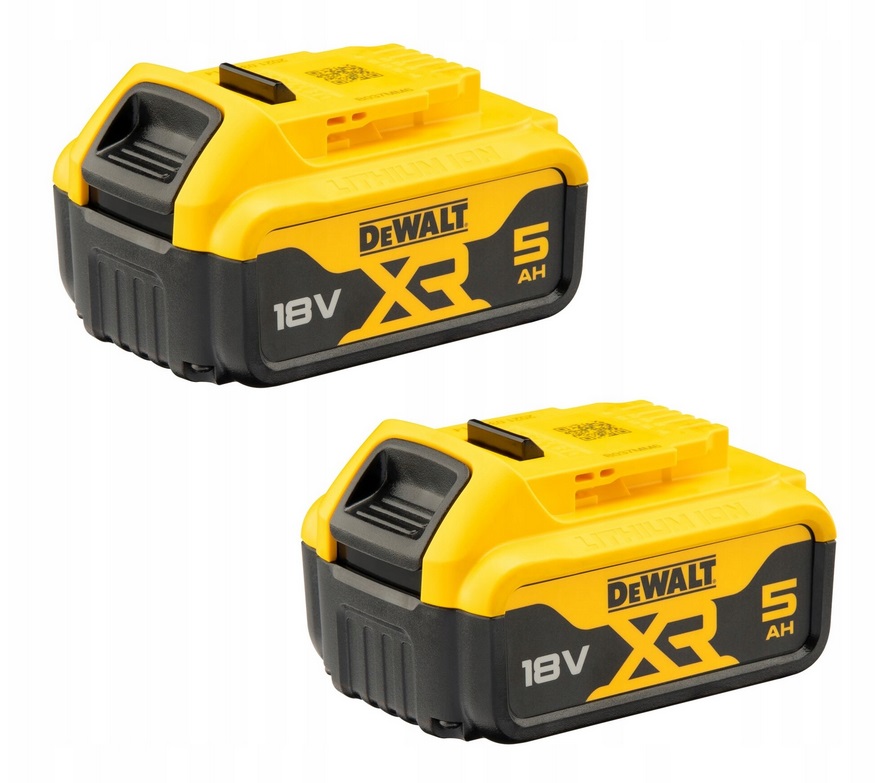 Akumulatory baterie DeWalt 2x5Ah 18V DCB184 akumulator Xr Oryginalna