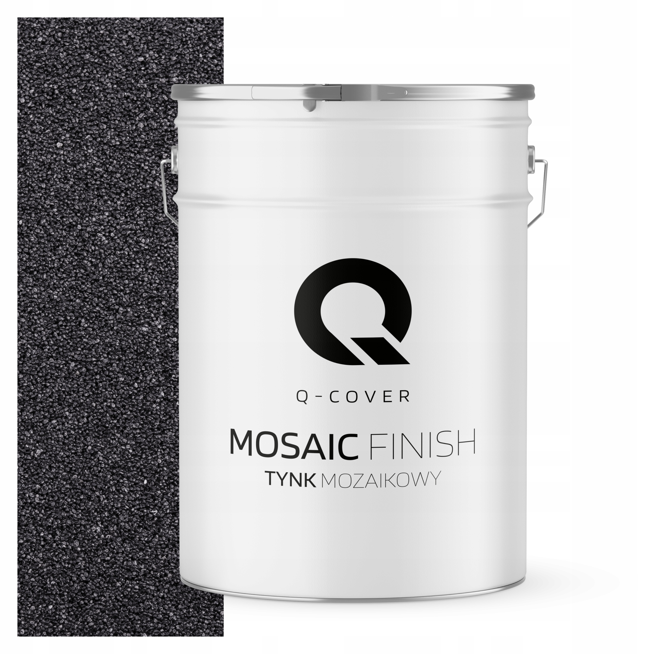 Mozaiková Dekoratívna Omietka, Trvanlivá, 25 Kg, Odolná Čierna M12 Uv
